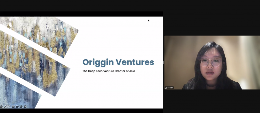 คุณ Lum Yi Chyi CEO, Origgin Thailand ได้ให้เกียรติในการแลกเปลี่ยนเรียนรู้ สร้างเครือข่ายกับ Venture Builder ทางด้าน Food Tech ภายในงาน 1st Meet iNT Accelerate 