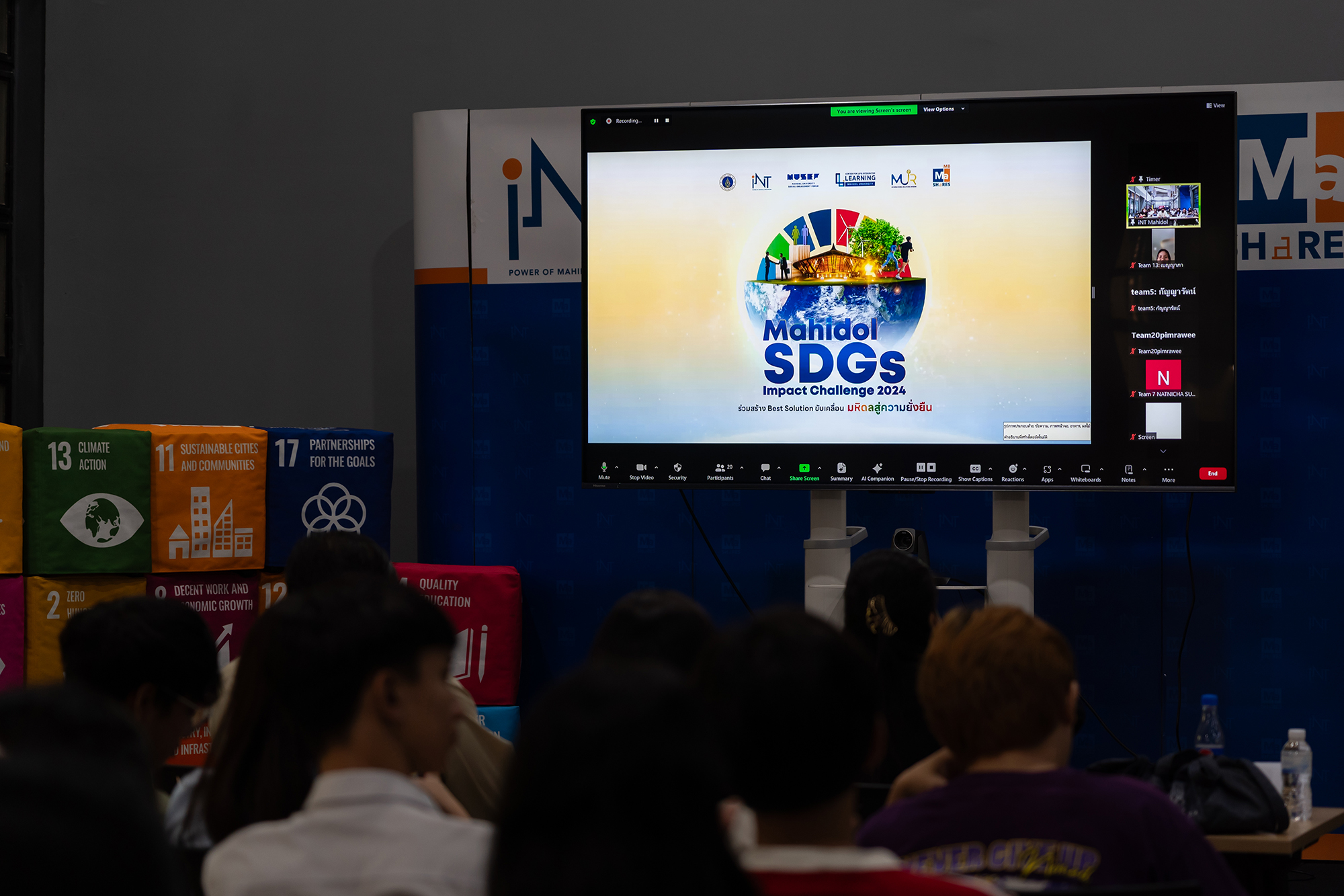 Mahidol SDGs Impact Challenge 2024 รอบ Pitching ครั้งที่ 1