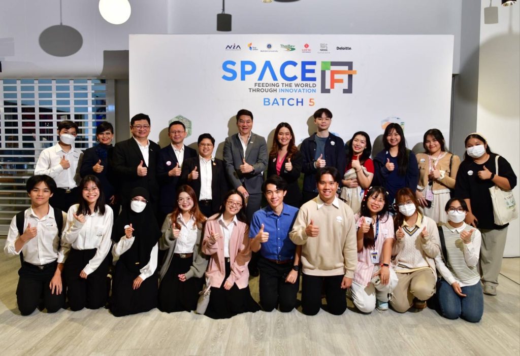 สถาบันบริหารจัดการเทคโนโลยีและนวัตกรรม (iNT) มหาวิทยาลัยมหิดล เข้าร่วมงาน SPACE-F Batch 5 Incubation Demo Day ที่จัดขึ้นโดย สำนักงานนวัตกรรมแห่งชาติ (NIA) ร่วมกับบริษัท ไทยยูเนี่ยน กรุ๊ป จำกัด (มหาชน) มหาวิทยาลัยมหิดล และพันธมิตรองค์กรชั้นนำ ได้แก่ บริษัท ไทยเบฟเวอเรจ จำกัด (มหาชน) บริษัท ล็อตเต ไฟน์ เคมิคอล จำกัด บริษัท เนสท์เล่ (ไทย) จำกัด ดีลอยท์ ประเทศไทย และเครือข่ายบริษัทชั้นนำในอุตสาหกรรมอาหารอีกมากมาย โดยมีสตาร์ทอัพของมหาวิทยาลัยมหิดล ได้แก่ MUI Robotics FoodTech Startup ที่เข้าร่วมโครงการเร่งการเติบโตทางธุรกิจ (Accelerator Program) ภายใต้แพลตฟอร์ม SPACE-F รุ่นที่ 5